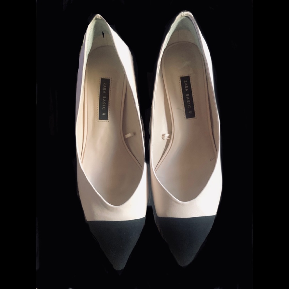 Zara heeled loafers
